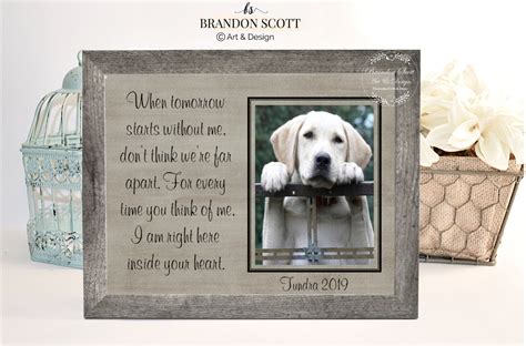 memorial gift for deceased dog